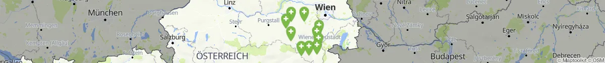 Map view for Pharmacies emergency services nearby Rohr im Gebirge (Wiener Neustadt (Land), Niederösterreich)